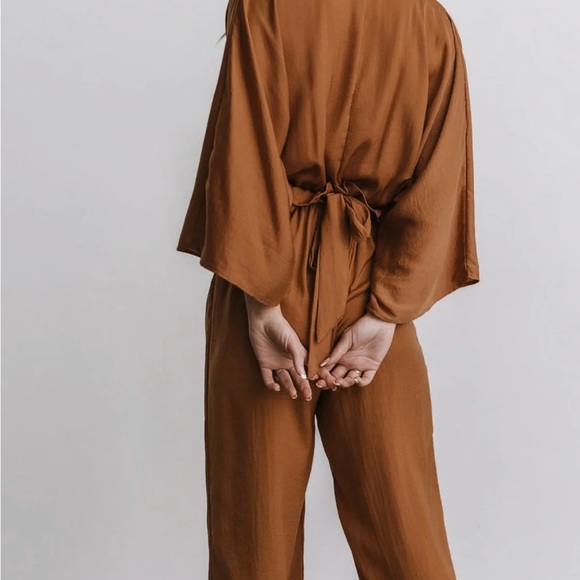 NWT Baltic Born Santana Jumpsuit in Camel - Picture 4 of 10